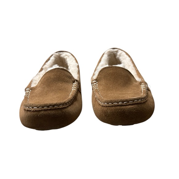 UGG Ansley Suede Moccasin Slippers in Chestnut Size 10 -- SUPER COMFY! - Picture 5 of 9